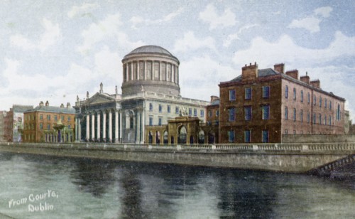The Four Courts, Dublin, Ireland, c1900s-c1920s(?). Artist: Unknown