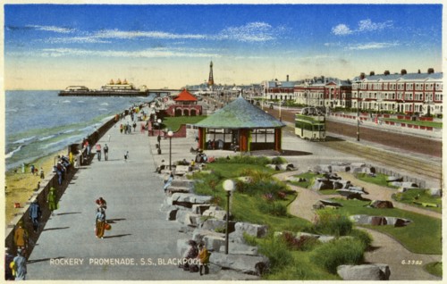 Rockery Promenade, Blackpool, Lancashire, c1940. Artist: Unknown