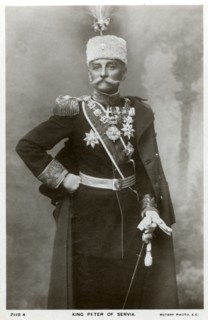 King Peter I of Serbia, c1903-c1918(?). Artist: Unknown
