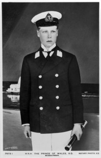The Prince of Wales in the uniform of a midshipman, 1910.Artist: Rotary Photo