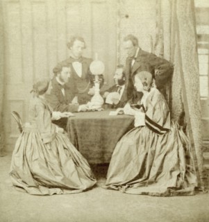 'A Game of Cards', 19th century. Artist: Unknown