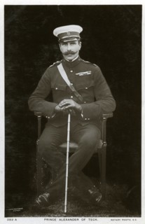 Prince Alexander of Teck, c1900s(?).Artist: Rotary Photo