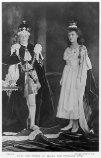 The Prince of Wales and Princess Mary, c1910s(?).Artist: Campbell Gray