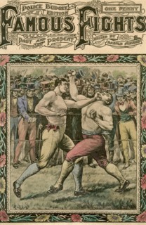'He caught Tom a smack under the chin', late 19th or early 20th century.Artist: Pugnis