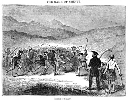 'The Game of Shinty', 18th or 19th century. Artist: Unknown