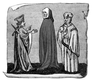 Costume, 14th century, (1910). Artist: Unknown