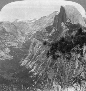 Mirror Lake, Half Dome and Clouds Rest, Yosemite Valley, California, USA, 1902. Artist: Underwood & Underwood