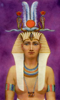 Hatshepsut, Ancient Egyptian queen of the 18th dynasty, 15th century BC (1926).  Artist: Winifred Mabel Brunton
