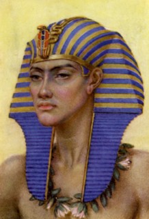 Akhenaten, Ancient Egyptian pharaoh of the 18th dynasty, 14th century BC (1926).  Artist: Winifred Mabel Brunton