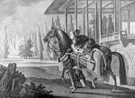 Turkish Pasha's Arabian hack, 1722 (1938). Artist: Unknown
