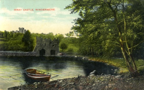 Wray Castle, Claife, Lancashire, early 20th century(?). Artist: Unknown