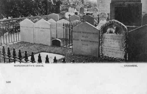 Grave of the poet William Wordsworth, Grasmere, Westmorland, 20th century. Artist: Unknown