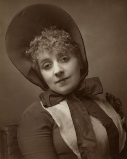 Kate Santley, American-born British actress, singer, comedienne, and theatre manager, 1883. Artist: St James's Photographic Co