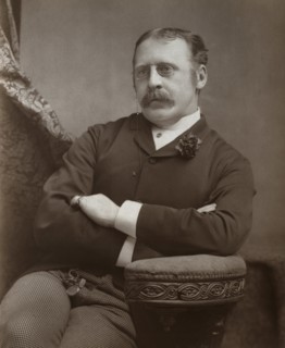 Clement Scott, British theatre critic, playwright and travel writer, 1886. Artist: Martin & Sallnow