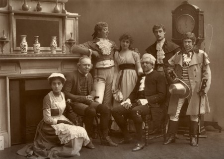 The Vaudeville Company in 'The Road to Ruin', at the Vaudeville Theatre, London, 1886. Artist: Barraud
