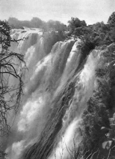 Eastern cataract, Victoria Falls, Livingstone to Broken Hill, Northern Rhodesia, 1925 (1927).  Artist: Thomas A Glover
