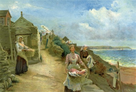 'Washing Day', 1905.  Artist: Alf Cooke