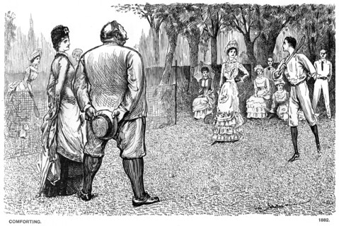'Comforting', 1882 (1891). Artist: George du Maurier