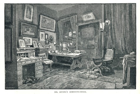 Henry Irvings' Dressing Room, 1891 Artist: Unknown