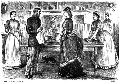 'The Festive Season', 1883 (1891). Artist: George du Maurier