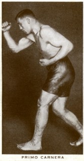 Primo Carnera, Italian boxer, 1938. Artist: Unknown
