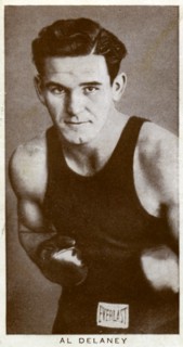 Al Delaney, Canadian boxer, 1938. Artist: Unknown