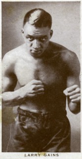 Larry Gains, Canadian boxer, 1938. Artist: Unknown