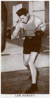 Len Harvey, British boxer, 1938. Artist: Unknown