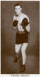 Frank Hough, British boxer, 1938. Artist: Unknown