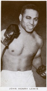 John Henry Lewis, American boxer, 1938. Artist: Unknown