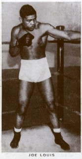 Joe Louis, American boxer, 1938. Artist: Unknown