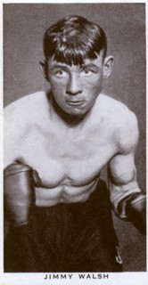 Jimmy Walsh, British boxer, 1938. Artist: Unknown