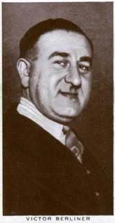 Victor Berliner, boxing promoter and manager, 1938. Artist: Unknown