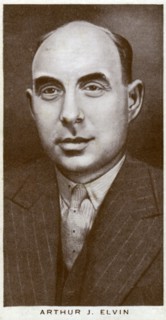 Arthur J Elvin, British boxing promoter, 1938. Artist: Unknown