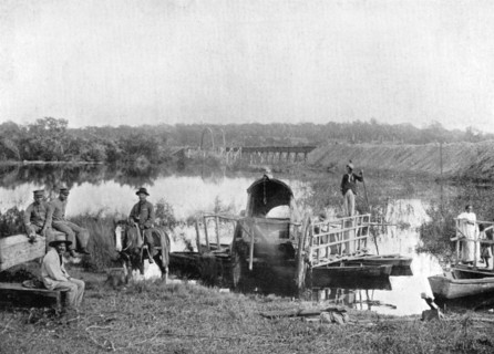 Waiting at the ferry, Paraguay, 1911. Artist: Unknown