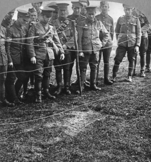 Impression of a body in the ground, Billericay, Essex, World War I, 1916. Artist: Realistic Travels Publishers