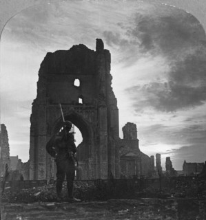 Ruins of Ypres, Flanders, Belgium, World War I, c1914-c1918. Artist: Realistic Travels Publishers