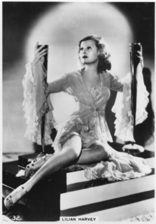 Lilian Harvey, British-born German film actress, c1938. Artist: Unknown