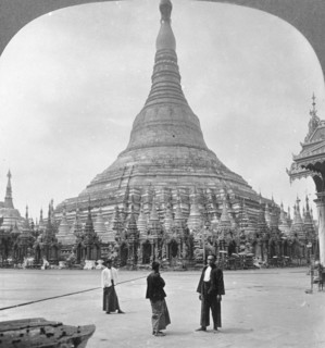 Shwedagon Pagoda, Rangoon, Burma, 1908. Artist: Stereo Travel Co