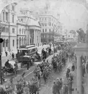 South African Light Horse, Cape Town, South Africa, 2nd Boer War, 1900. Artist: Underwood & Underwood