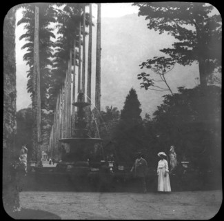 Fountain of the Muses, Rio de Janeiro Botanical Garden, Brazil, late 19th or early 20th century. Artist: Unknown