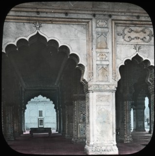 Interior of the Diwan-i-Khas, Red Fort, Delhi, India, late 19th or early 20th century. Creator: Unknown.