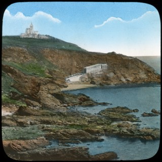 The Lizard Lighthouse, Cornwall, late 19th or early 20th century. Artist: Church Army Lantern Department