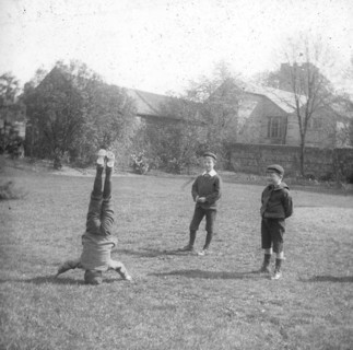 Boys playing, early 20th century(?). Artist: Unknown
