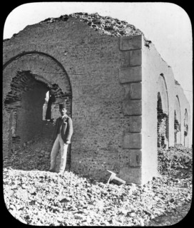 The ruins of the Mahdi's tomb in Omdurman, Sudan, c1898. Artist: Newton & Co