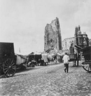 The Hotel de Ville, Arras, France, World War I, c1914-c1918. Artist: Nightingale & Co