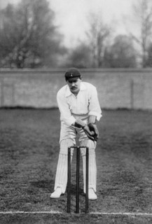 Bill Storer, Derbyshire and England cricketer, c1899. Artist: WA Rouch