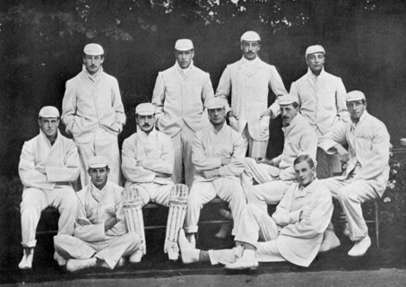 Cambridge University cricket XI, c1899. Artist: Stearn