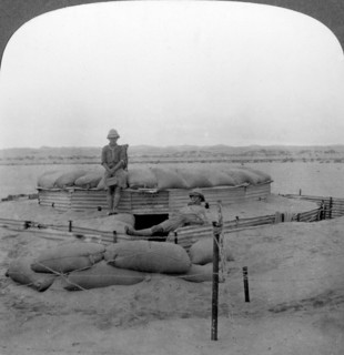 A unique sand blockhouse, South-West Africa, World War I, c1915. Artist: Realistic Travels Publishers