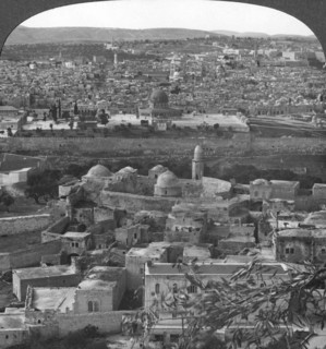 'Jerusalem the Holy City, rescued from the Turks', Palestine, World War I, c1917-1918. Artist: Realistic Travels Publishers